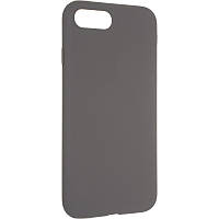 Чехол Fiji Silicone Case для Apple iPhone 8 Plus бампер накладка Full Soft Granny Grey (без лого)