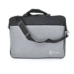 DR Сумка для ноутбука Ritar 15.6" джинсова тканина, Gray-black