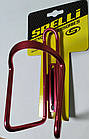 Фляготримач велосипедний Spelli SBC-101 червоний, фото 2
