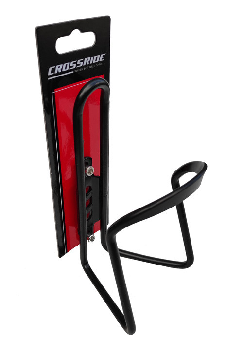 Фляготримач велосипедний CROSSRIDE CR-BC22 алюміній, чорний, фото 1