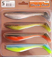 Приманка FishUp Wizzle Shad 5" (4шт.), #MIX01 - 201, 203, 205, 206