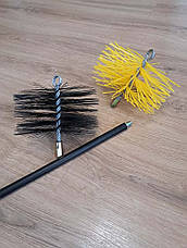 Щітка для чищення димоходу Savent ф100 мм пластикова під різьбу, фото 2