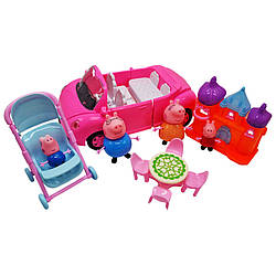 Машина з героями "Свинка Пеппа" Bambi YM11-806 музична зі світлом, World-of-Toys