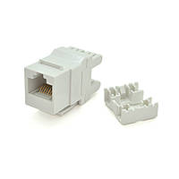 Модуль узкий Keystone Jack RJ-45 кат.6 UTP, 17,2 мм, Q100 h