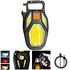 Ліхтар MULTIFUNCTIONAL LL-203-COB ULTRA(white+yellow+red), multitool, вбудований акумулятор, магніт, фото 5