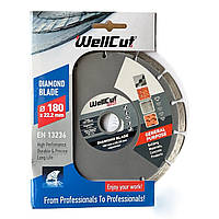 Диск алмазний Wellcut Promo 180 мм*7мм*22,23 мм Сегмент