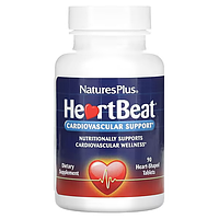 HeartBeat, NaturesPlus, підтримка серцево-судинної системи, 90 таблеток у формі серця