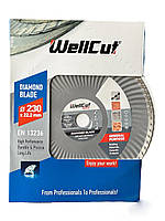 Алмазний диск Wellcut Promo 230мм*7мм*22,23мм Турбохвиля