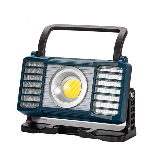 Ліхтар переносний W880-2-COB (white+red+blue), power bank, вбудований акумулятор, ЗУ Type-C, фото 1