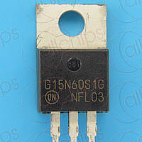 IGBT 650В 15А ONS NGTG15N60S1EG TO220