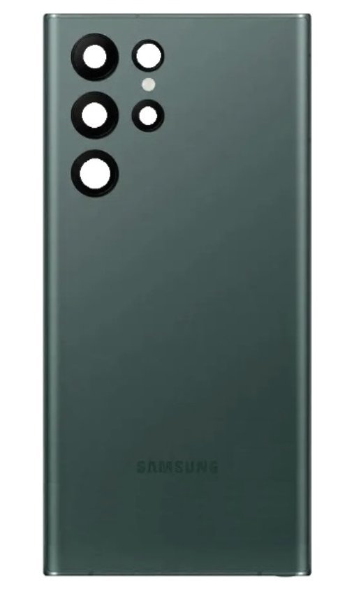 Задня кришка для Samsung S908B Galaxy S22 Ultra 5G, зелена, оригінал (54) + скло камери, фото 1