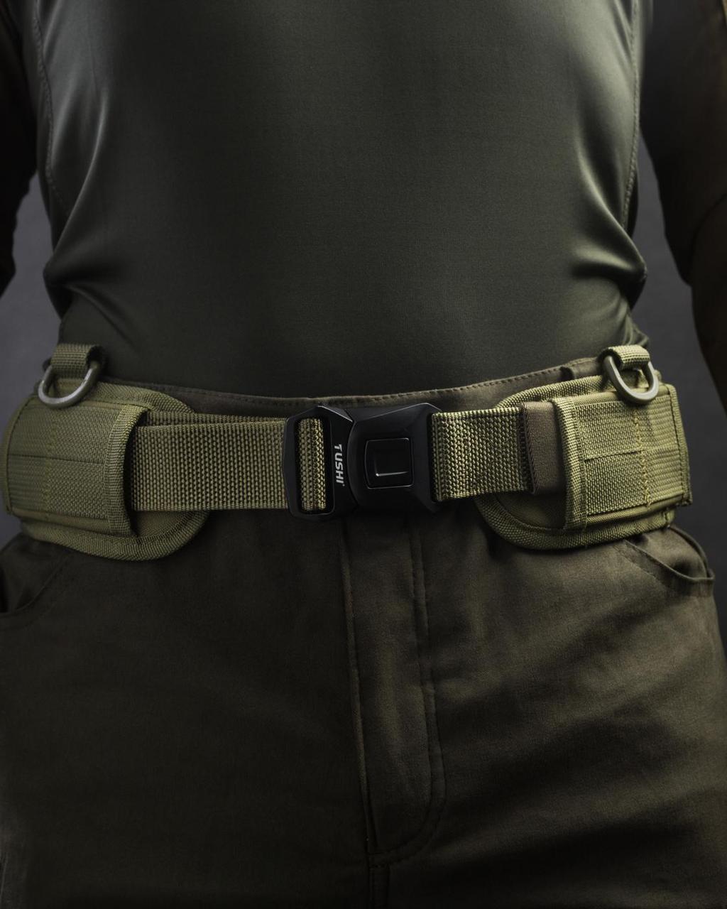 Ремінь тактичний BEZET Fight Khaki — onesize, фото 1