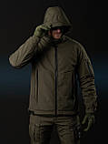Чоловіча куртка Softshell Робокоп хакі, курточка чоловіча хакі олив, фото 3