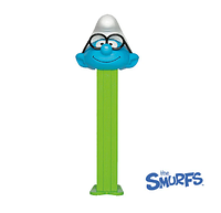 Игрушка с конфетами PEZ Smurfs Brainy Smurf 17 г