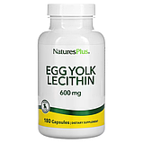 Лецитин із яєчних жовтків, Yolk Lecithin, NaturesPlus, 600 мг, 180 вегетаріанських капсул, фото 2