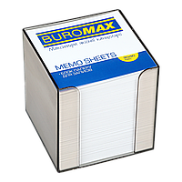Бокс BUROMAX з білим папером 90х90х90мм 1000л.