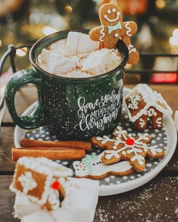 Алмазна мозаїка Какао з імбирним печивом My-Art AR-3153 (40 x 50 см) на підрамнику, фото 1