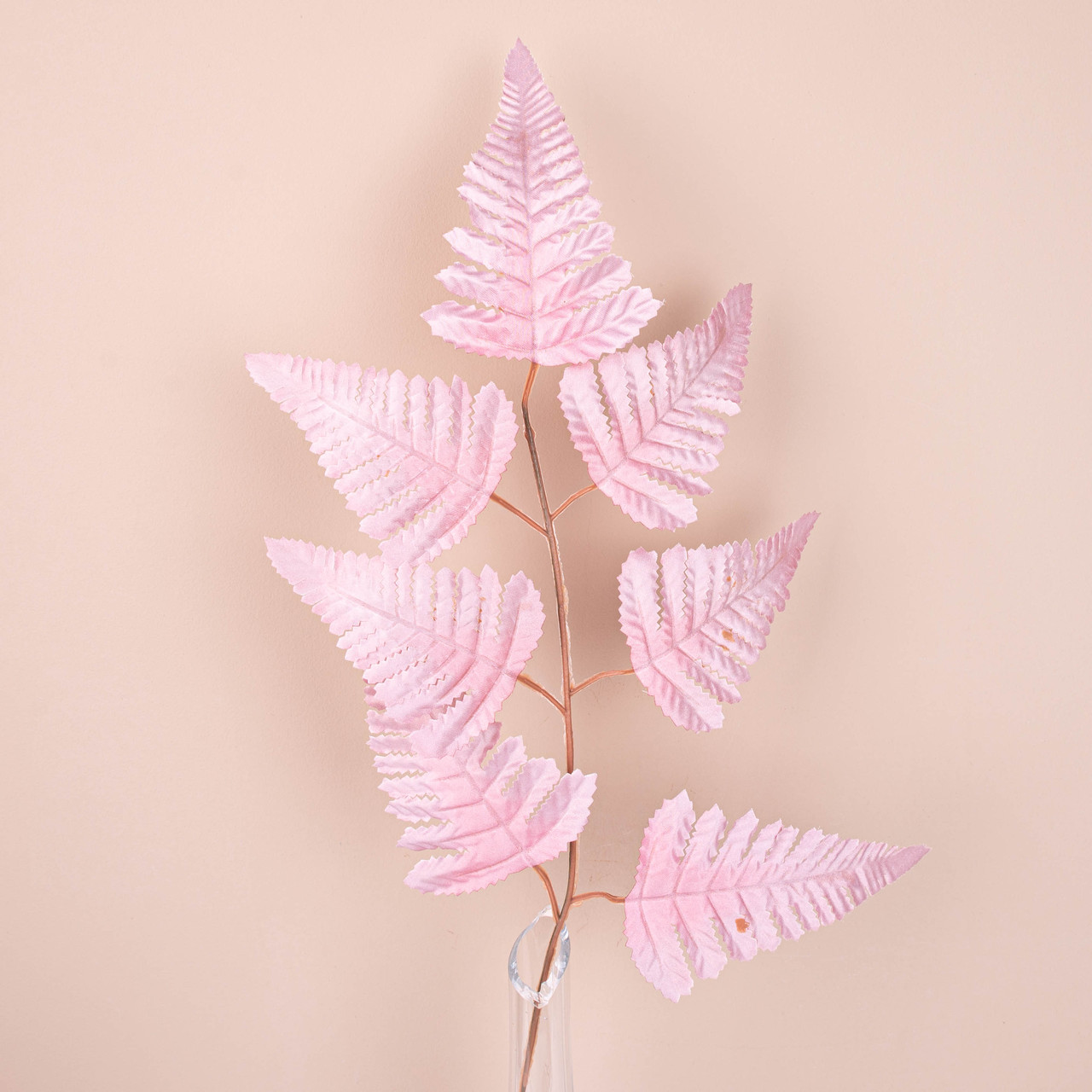 Штучний лист папороті рожевий