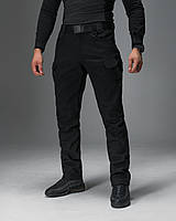 Зимние брюки карго тактические Softshell Байрактар черные, черные зимние мужские брюки зимние мужские брюки
