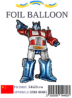 Фольгована куля трансформер Оптимус Прайм 54х73 см (Китай) в упаковці