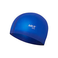 Шапочка для плавання Nils Aqua NQC BL04 темно-синя