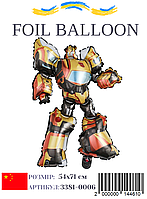 Фольгована куля трансформер Шміль 54х71 см (Китай) в упаковці