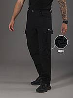 Брюки карго теплые Патрон 2.0 черный, черные зимние брюки, зимние брюки мужские, черные брюки на зиму