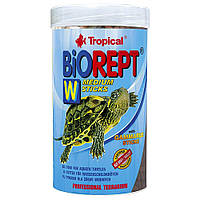 Сухой корм для водоплавающих черепах Tropical в палочках Biorept W 250 мл h