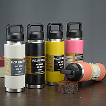 Чашка термос 0.8л 987А, Термогорнятко, Термопляшка, Термофляга, Колба для напоїв, фото 2