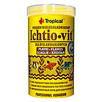 Сухой корм для аквариумных рыб Tropical в хлопьях Ichtio-Vit 500 мл (для всех аквариумных рыб) h