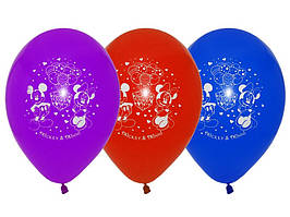 Повітряні кулі "Щенячий патруль" 12" (30 см) асорті пастель. В упак: 50 шт.