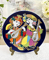 Порцелянова настінна тарілка, Mandolinerspieler, Rosenthal, B. Wiinblad, Motiv 2