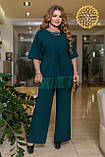 Костюм жіночий ошатний з бахромою 58626, фото 7