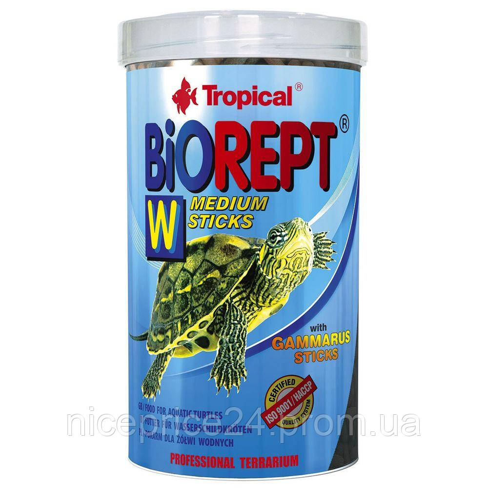 Сухой корм для водоплавающих черепах Tropical в палочках Biorept W 500 мл h - фото 1 - id-p2030977149