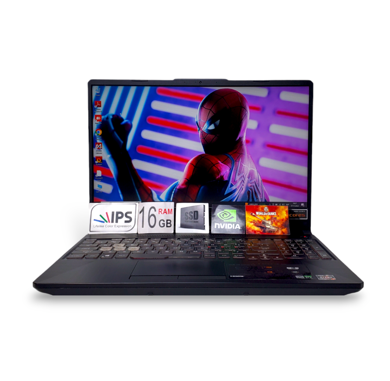 Ігровий ноутбук Asus TUF 15.6 " FHD  IPS Ryzen 7 5800H 16GB RAM 512GB SSD RTX 3060 6GB