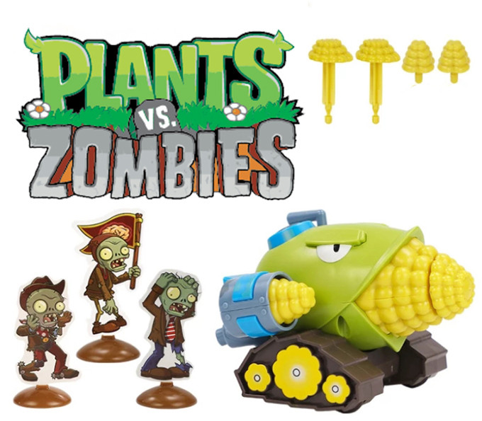 Ігровий набір Рослини проти Зомбі Кукурудза Початочная Гармата Plants vs Zombies (00809)
