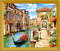 Алмазная мозаика "Go to art" "Венеція" 21*25 см на картоне 5D (арт 189358)
