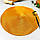 Кругла сервірувальна серветка з ПВХ 38 см Апельсин (К-44), фото 3