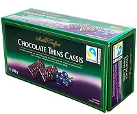 Черный шоколад Maitre Truffout Chocolate Thins Cassis Черная смородина 200 г