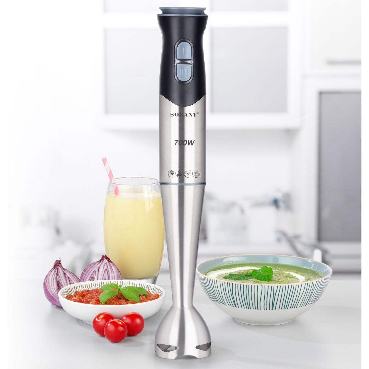 Мощный блендер Sokany HB-748 с колкой льда для напитков и пюре ...