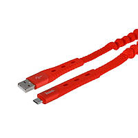 USB Hoco U78 Cotton Micro 2.4A 1.2m Цвет Красный h