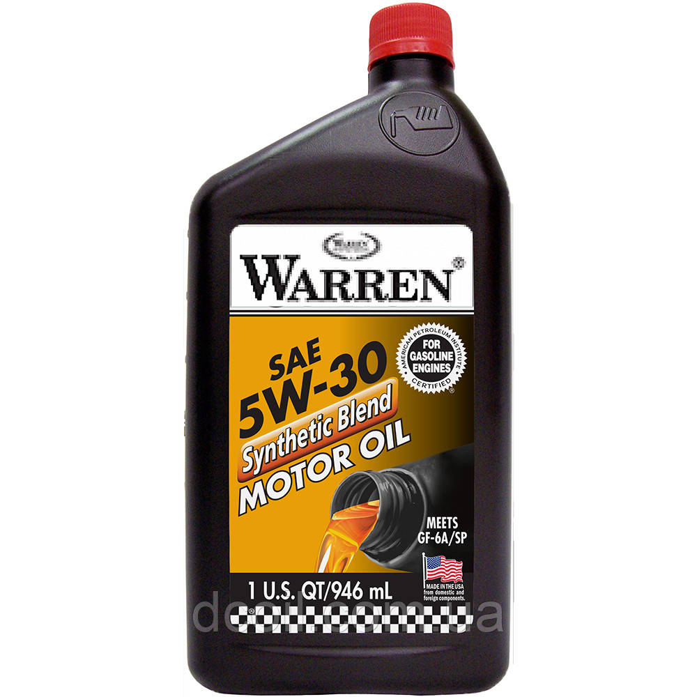 Моторное масло Warren Synthetic blend 5W-30