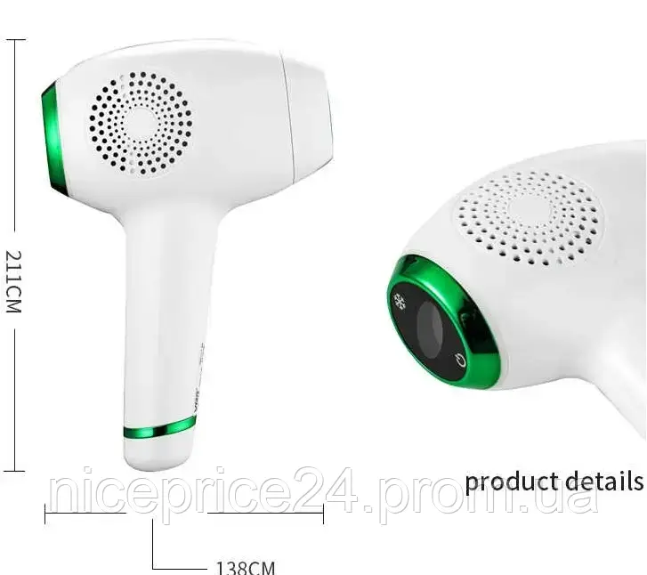 Эпилятор фото лазер VGR V-716 Фотоэпилятор для лица и тела Аппарат для эпиляции h - фото 5 - id-p2031063491