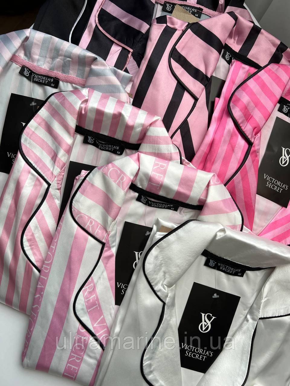 Жіноча шовкова сорочка на ґудзиках Victoria's Secret (Вікторія Сікрет)
