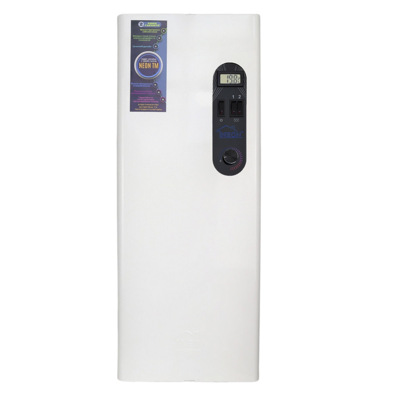 Електричний котел NEON PRO+ 9,0 кВт 220/380 В, семистор