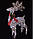 Декоративна світлодіодна фігура "Новорічний олень", 70см, 220V, IP40, фото 3