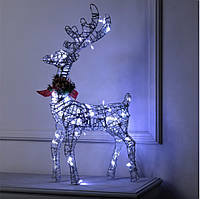 Декоративна світлодіодна фігура "Новорічний олень", 70см, 220V, IP40
