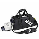Велика сумка-рюкзак синя Nike дорожня спортивний баскетбольний, фото 7