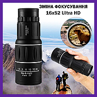 Мощный монокуляр Bushnell 16*52 бинокль для охоты, рыбалки Лучший туристический монокль