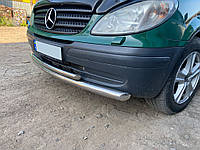Губа нижняя ST014 (нерж) 2004-2010, 70 -2024 48 мм для Mercedes Vito W639